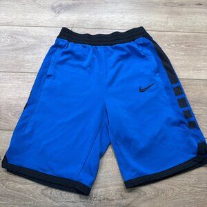 Nike Boy's Dri-fit Elite Shorts in Game Royal Blue Athletic Basketball Sz XL
